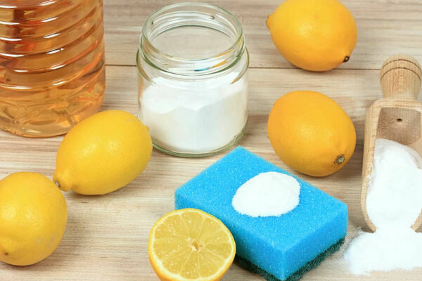 Pulizia Eco con Limone, Aceto e Bicarbonato