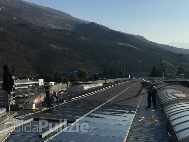 Pulizia Panelli fotovoltaici