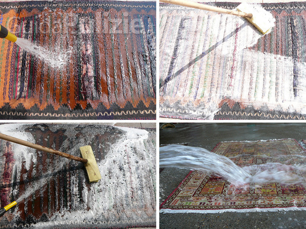 Lavaggio completo e profondo di tappeti persiani e kilim Udine