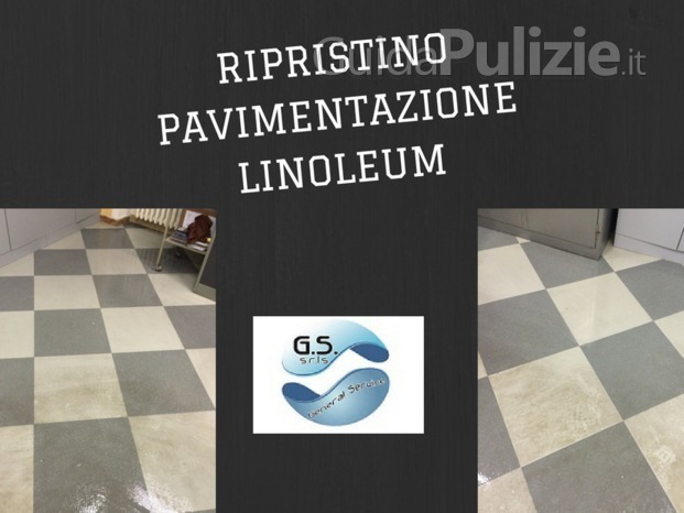 RIPRISTINO PAVIMENTAZIONE LINOLEUM