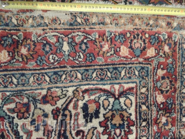   Farahan antico 4,44 x 3,07  da restaurare completamente  