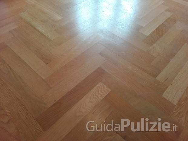 Lavaggio parquet DOPO